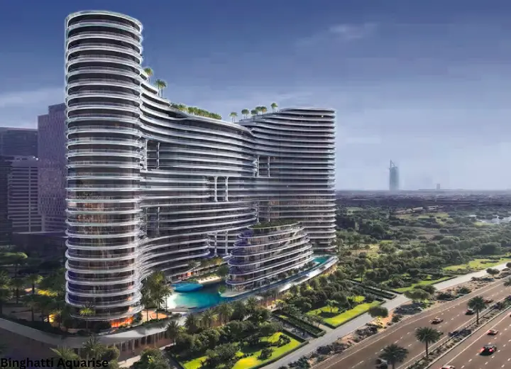 Binghatti Aquarise Business Bay Dubai Wave Architecture Royal Suites