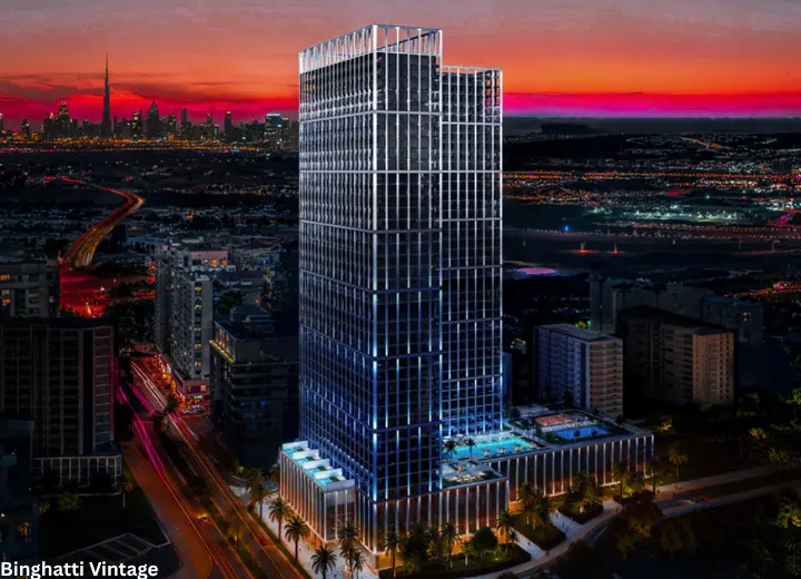 Binghatti Vintage Majan Dubai Landmark Tower Outdoor Cinema